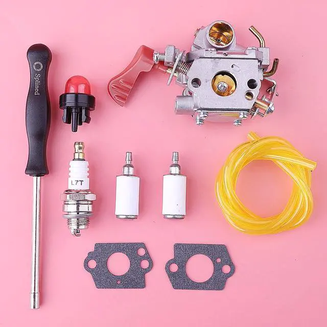 Main image of Carburetor Kit For Zama C1M-W44 Craftsman Poulan PP330 PP335 PPB330 PPB335 Gas Trimmer 33cc Replacement 545189502 545008042