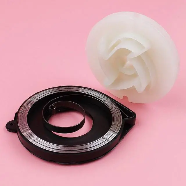 Alt view image 2 of 3 - Recoil Starter Pulley Spring Kit For Husqvarna 340 345 350 353 346XP Chainsaw Spare Replacement Parts