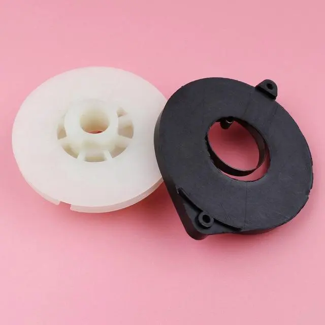 Alt view image 3 of 3 - Recoil Starter Pulley Spring Kit For Husqvarna 340 345 350 353 346XP Chainsaw Spare Replacement Parts