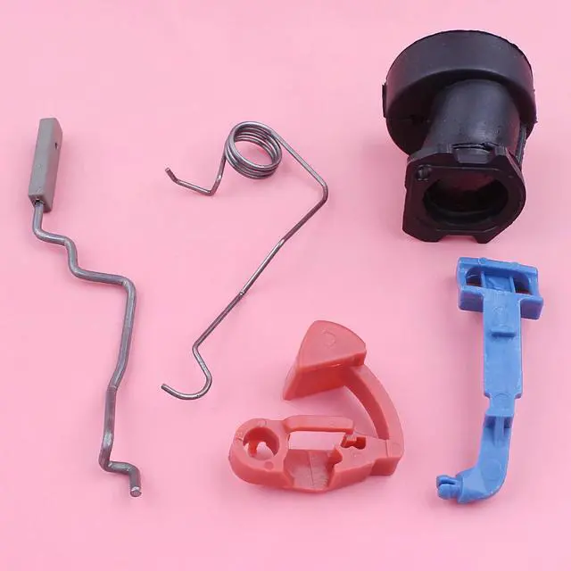 Alt view image 2 of 3 - Intake Manifold Throttle Spring Choke Rod Control Switch For Husqvarna 340 345 346XP 350 353 Chainsaw Spare Replacement Part