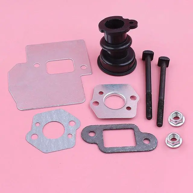 Alt view image 3 of 3 - Exhaust Muffler Bolt Nuts Heat Shield Intake Manifold For Stihl MS250 MS230 MS210 025 023 021 Chainsaw Spare Replacement Part