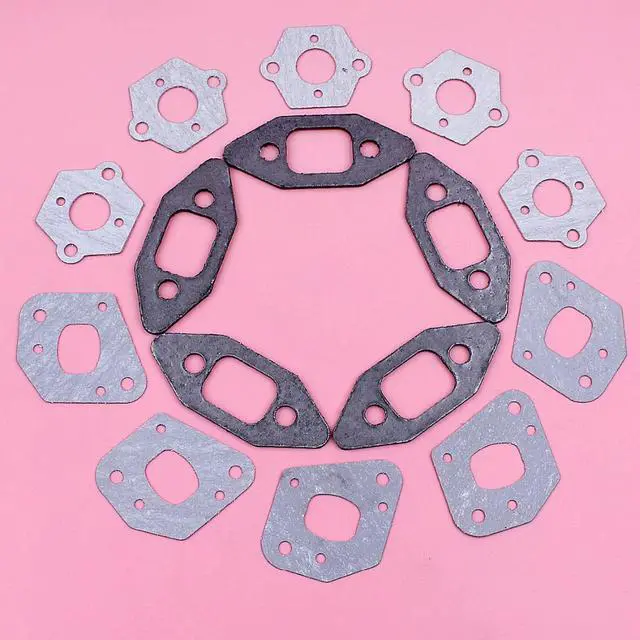 Alt view image 2 of 3 - 5pcslot Gasket Set For Partner 350 351 352 370 390 Poulan 2050 2150 Chain Saw Chainsaw Replacement Spare Part