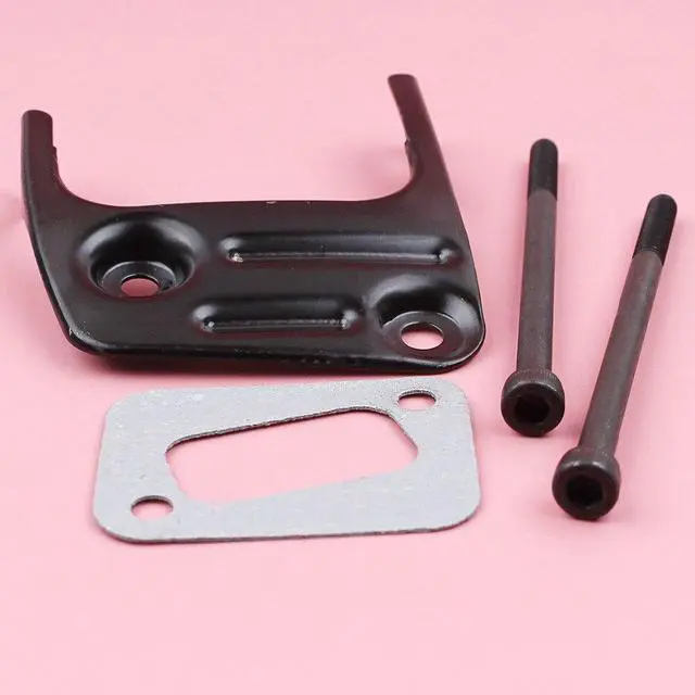 Alt view image 2 of 3 - Exhaust Muffler Bracket Gasket Bolts For Husqvarna 340 345 346 346XP 350 351 353 Chainsaw Spare Replacement Part