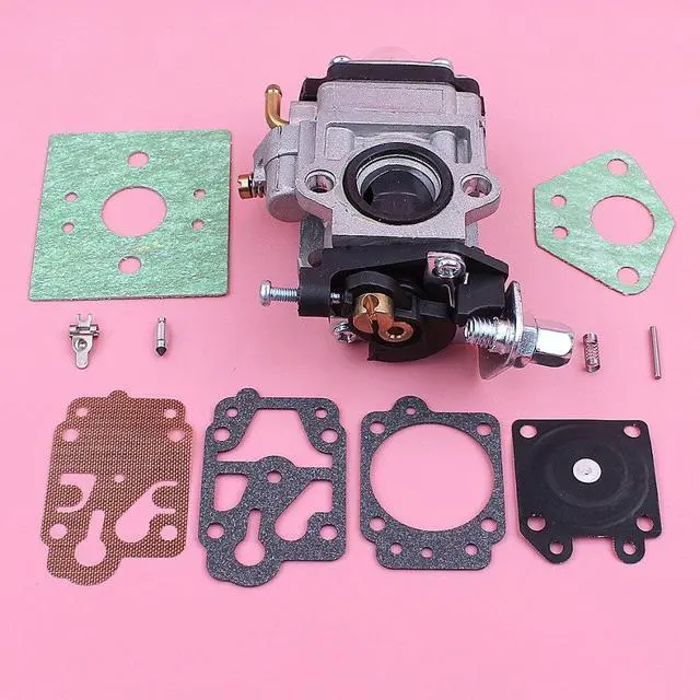 Alt view image 3 of 3 - Carburetor Carb Gasket Repair Rebuild Kit For 40-5 43cc Trimmer Brush Cutter Lawn Mower Engine Replacement Part