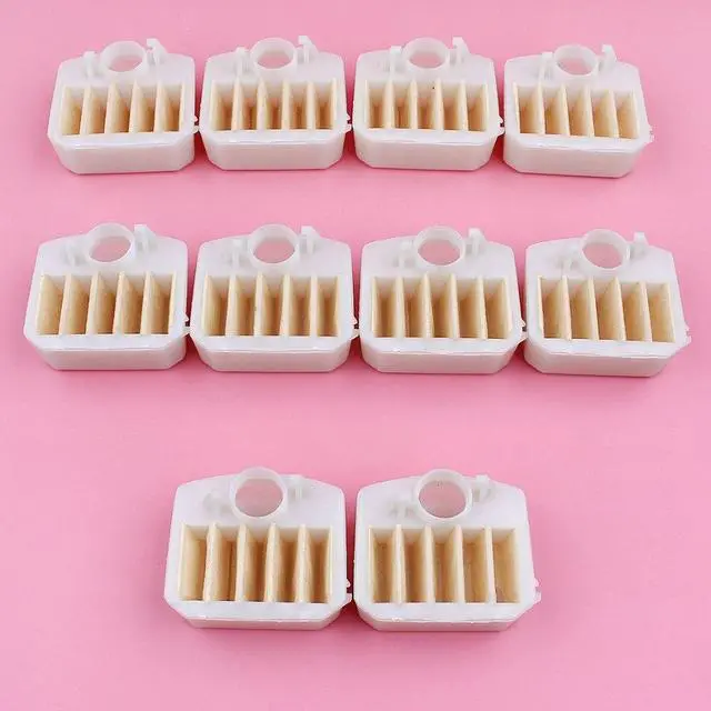Alt view image 3 of 3 - 10pcslot Air Filter For Husqvarna 340 345 346XP 350 351 353 Chainsaw Spare Replacement Tool Part