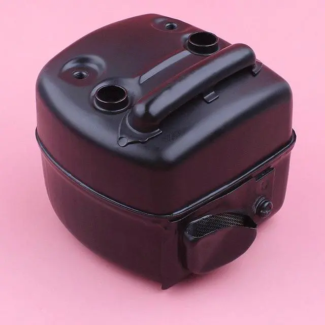 Alt view image 2 of 3 - Exhaust Muffler For Husqvarna 390XP 390 385XP 385 Chainsaw Spare Replacement Tool Part