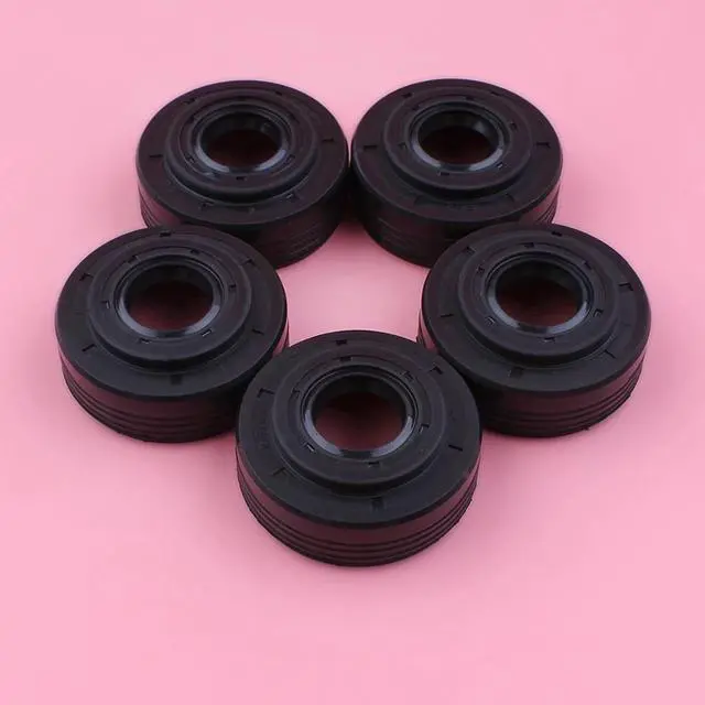 Alt view image 2 of 3 - 5pcslot Crankshaft Crank Oil Seal For Husqvarna 340 345 350 Chainsaw Spare Replacement Part Chain Saw