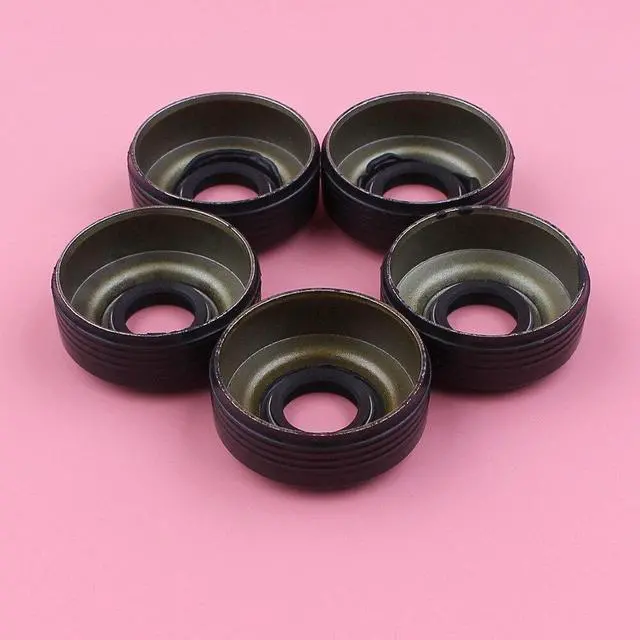 Alt view image 3 of 3 - 5pcslot Crankshaft Crank Oil Seal For Husqvarna 340 345 350 Chainsaw Spare Replacement Part Chain Saw