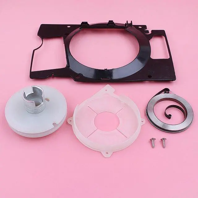 Alt view image 2 of 3 - Recoil Starter Pulley Spring Plate Bolt For Husqvarna 61 268 272 Flywheel Air Conductor Chainsaw Replacement Spare Part