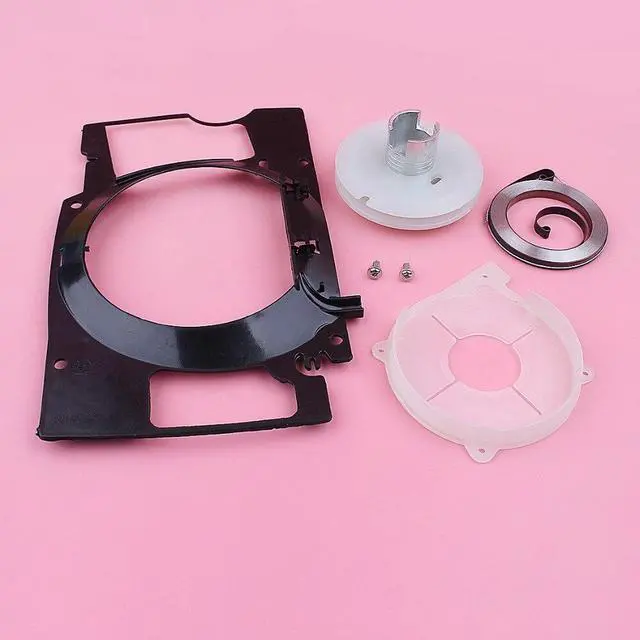 Alt view image 3 of 3 - Recoil Starter Pulley Spring Plate Bolt For Husqvarna 61 268 272 Flywheel Air Conductor Chainsaw Replacement Spare Part