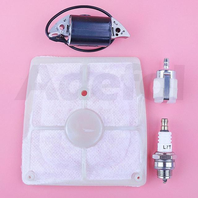 Alt view image 2 of 3 - Chainsaw Ignition Coil Air Filter Kit for Stihl 041 041AV 041FB 041G Replacement Parts for Farm BOSS OEM 11104043200