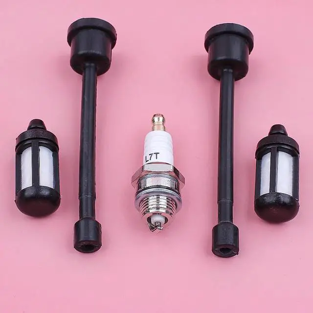 Main image of Fuel Filter Line Hose Spark Plug Kit For Stihl 08 S10 TS350 TS360 Chainsaw Spare Tool Replacement Part