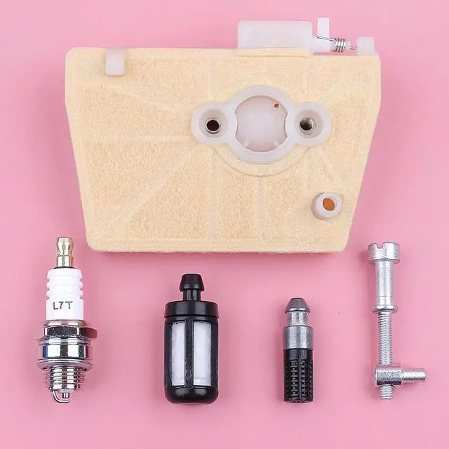 Alt view image 2 of 3 - Air Fuel Oil Filter For Stihl 038 MS380 MS 380 Chain Adjuster Tensioner Spark Plug Chainsaw Spare Replacement Part