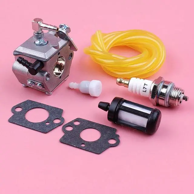 Alt view image 3 of 3 - Carburetor Carb Gasket For Stihl 028 028AV 028 Super Fuel Filter Line Hose Tank Vent Kit Chainsaw Replacement Spare Part