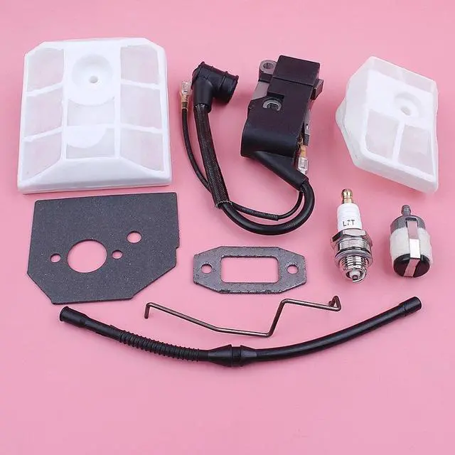 Alt view image 3 of 3 - Ignition Coil Air Fuel Filter Line Spark Plug Gasket For Chinese 4500 5200 5800 45cc 52cc 58cc Chainsaw Replacement Spare Part