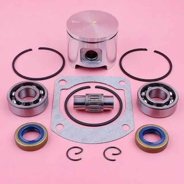 Main image of 48mm Piston Ring Kit For Husqvarna 61 Crank Bearing Oil Seal Cylinder Gasket Set Chainsaw Replacement Spare Part