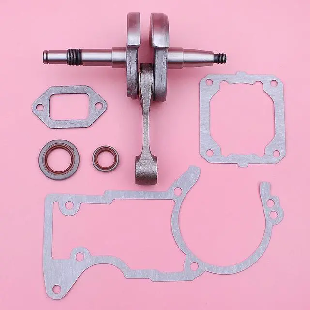 Main image of Crankshaft w Crank Gaskets Oil Seal Kit For Stihl MS440 044 Chainsaw Parts Replacement 1128 030 0406, 9640 003 1320