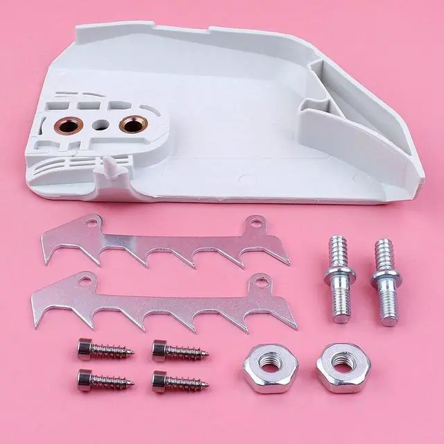 Alt view image 3 of 3 - Clutch Cover Bumper Spike Screw Bar Stud Nut Kit For Stihl MS180 MS170 018 017 MS 180 170 Chainsaw Replacement Parts