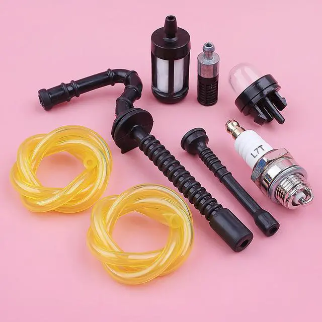 Main image of Fuel Oil Filter Line Hose For Stihl MS192 MS192T MS192TC Primer Bulb Spark Plug Kit Chainsaw Replacement Spare Too Part