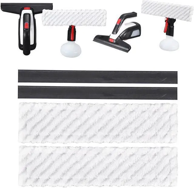 Main image of For BOSCH Glass Vac LARGE Replacement BLADES+Microfiber Cloth Set Household Cleaning Wipe Tool Home Appliance