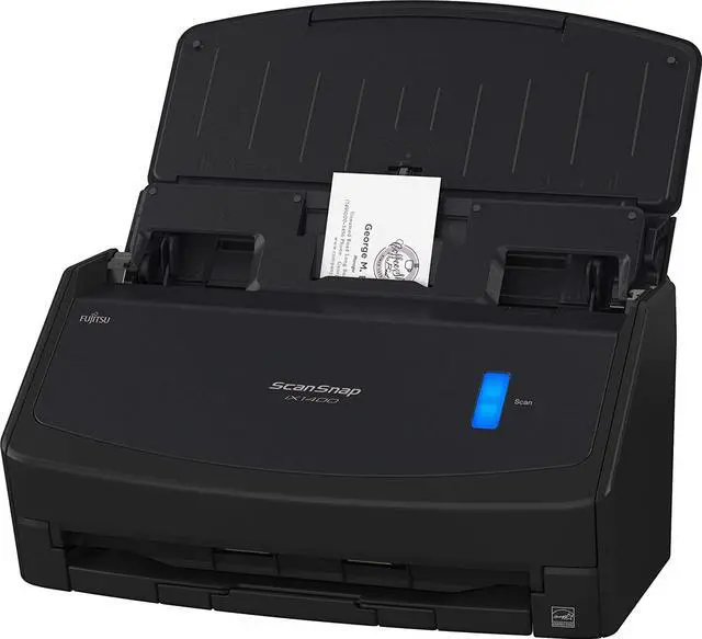 Alt view image 5 of 7 - Fujitsu ScanSnap iX1400 Simple One-Touch Button Document Scanner for Mac or PC, Black