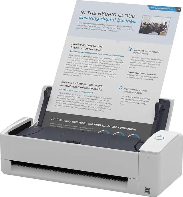 Main image of Fujitsu ScanSnap iX1300 Compact Wi-Fi Document Scanner for Mac or PC, White
