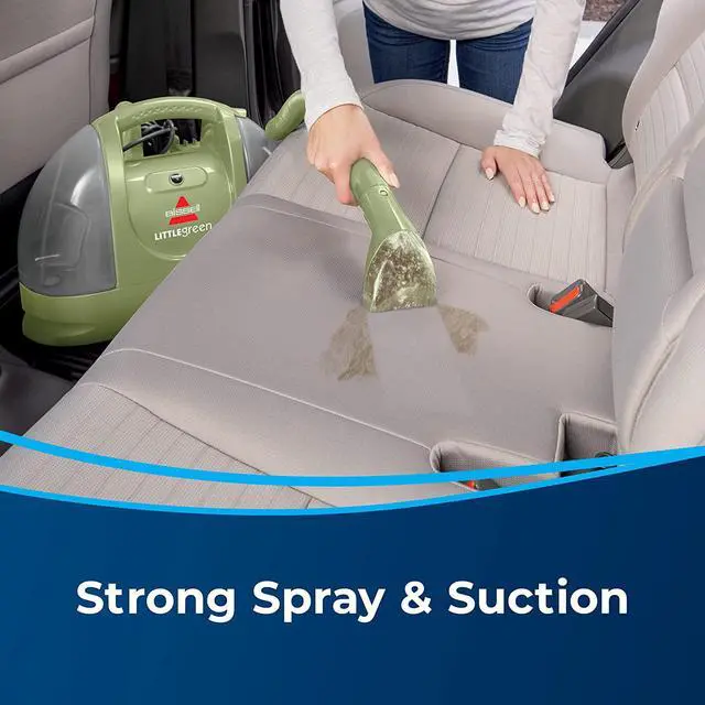 Alt view image 3 of 7 - BISSELL Little Green Multi-Purpose Portable Carpet and Upholstery Cleaner, 1400B
