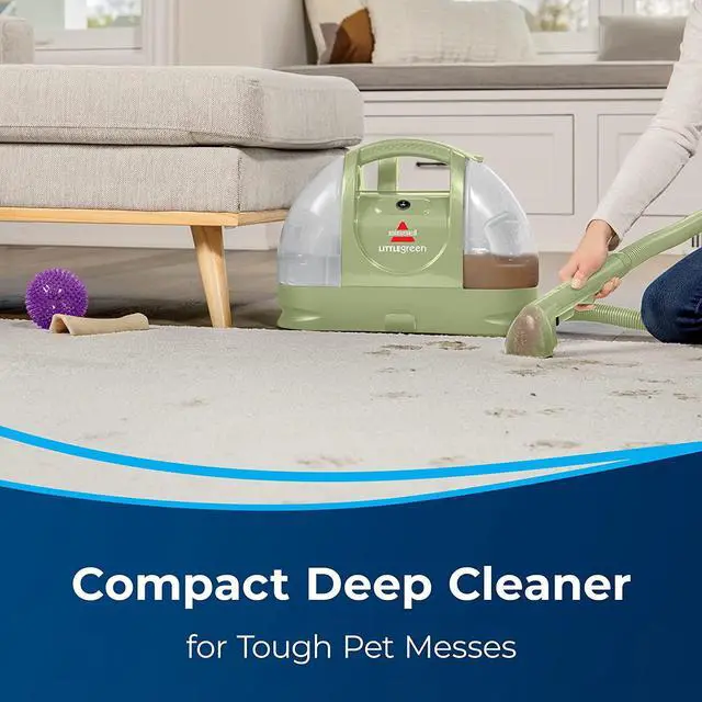 Alt view image 4 of 7 - BISSELL Little Green Multi-Purpose Portable Carpet and Upholstery Cleaner, 1400B