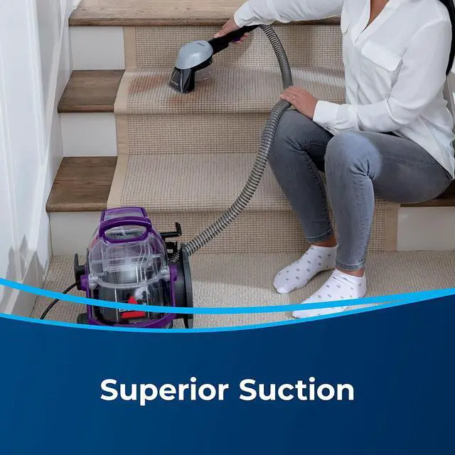 Alt view image 2 of 7 - BISSELL SpotClean Pet Pro Portable Carpet Cleaner, 2458