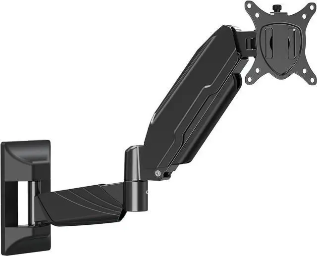 Main image of MOUNT PRO Monitor Wall Mount for 13 to 32 Inch Computer Screens, Single Monitor Mount with Tilt/Swivel/Rotation Adjustable, Gas Spring Wall Arm Holds up to 17.6lbs, Vesa Wall Mount 100x100