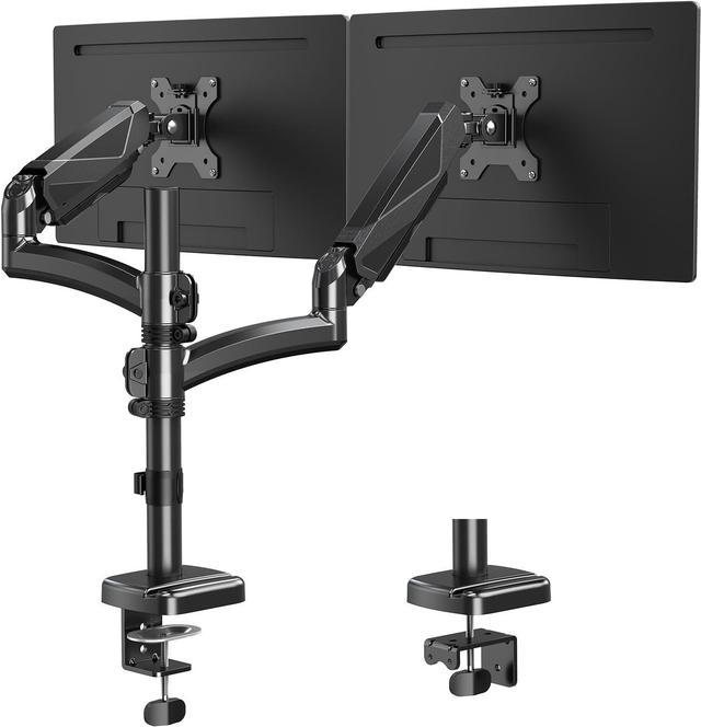 Dual Monitor Stand Fits Two 17-32 inch Screens with Height high quality Adjustable, Black