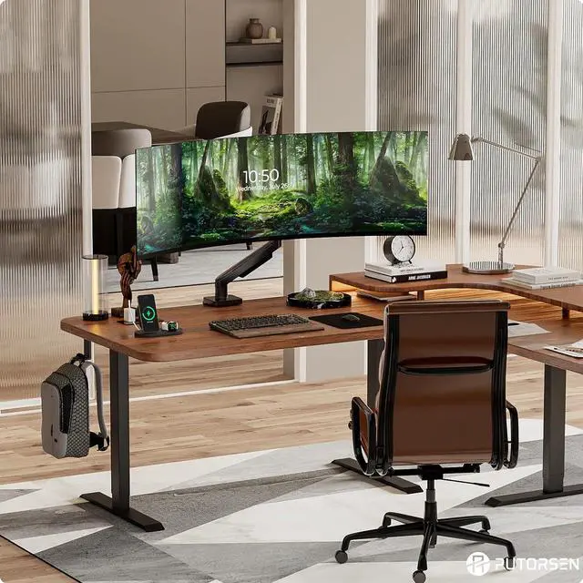 Alt view image 7 of 7 - Heavy Duty Monitor-Arm for 17"-49" Ultrawide - Aluminum Full Motion Single Monitor Arm Desk Mount for Office & Gaming, Adjustable Gas Spring, Ergonomic, VESA 75/100 mm, Max Load 44lbs, Black