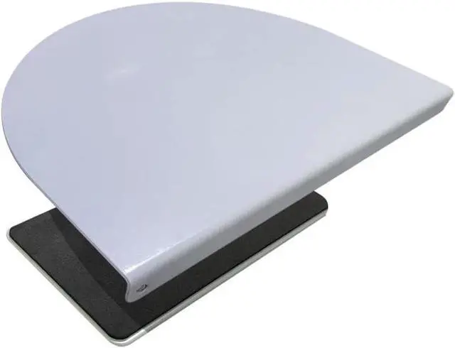 Main image of Steel Monitor Mount Reinforcement PlateMonitor Arm Reinforcement Plate for Fragile Tabletop, Monitor Mount Reinforcement Plate Fits Most Monitor Stand C Clamp Installation (White-1)