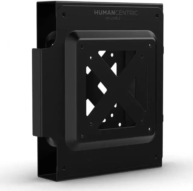 Alt view image 2 of 7 - HumanCentric Dual VESA Mount Compatible With Mac Mini, Custom Mac Mini Mount Mounts Mac Mini Behind Monitor With Monitor Arm, VESA Sleeve Compatible With Mac Mini Mount To VESA Monitor and Monitor Arm