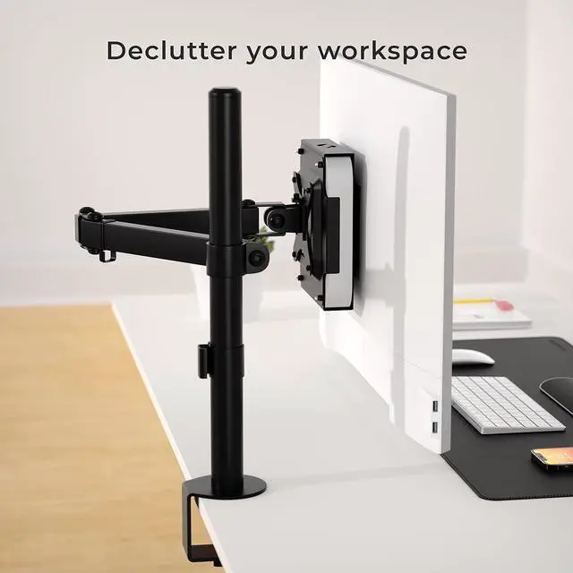 Alt view image 7 of 7 - HumanCentric Dual VESA Mount Compatible With Mac Mini, Custom Mac Mini Mount Mounts Mac Mini Behind Monitor With Monitor Arm, VESA Sleeve Compatible With Mac Mini Mount To VESA Monitor and Monitor Arm