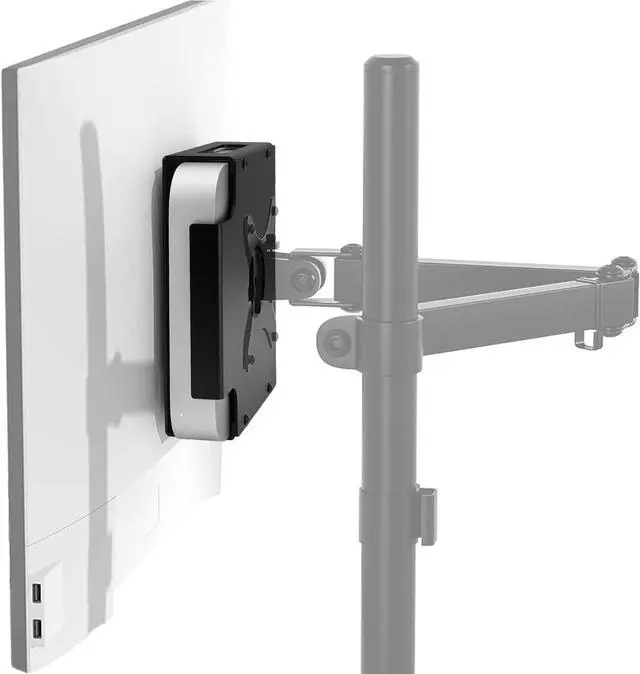 Main image of IFCASE Aluminum Material Behind Monitor, Monitor Arm VESA Mount for Mac mini 2010 to 2023 M2 Pro (Black)