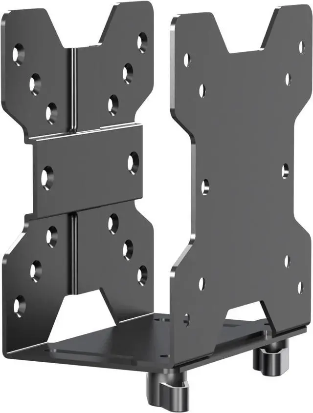 Main image of suptek Thin Client Mount Bracket Adjustable Mini PC Mount Bracket,CPU VESA Under Desk and Monitor Arm Computer Holder, Black, ZJJ002