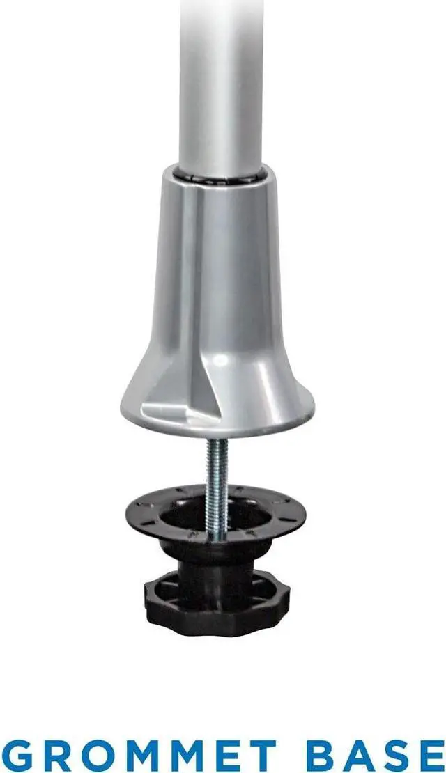 Alt view image 3 of 7 - Mount-it! Height Adjustable Full Motion Two Monitor Computer Desk Mount Spring Arm Quick Release with Grommet Base (MI-45111)