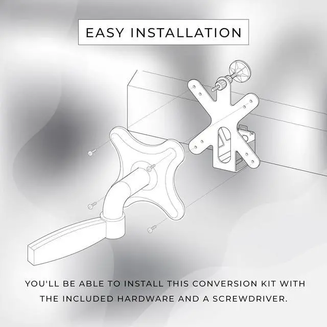 Alt view image 4 of 7 - HumanCentric VESA Mount Compatible with Acer Monitors SA241Y bi, SA271 bi, SB241Y Abi, SB271 bi, RL242YE, R242Y Ayi and R270 SMIPX and Viewsonic VX2776-smhd-2 and VX2476-smhd-2