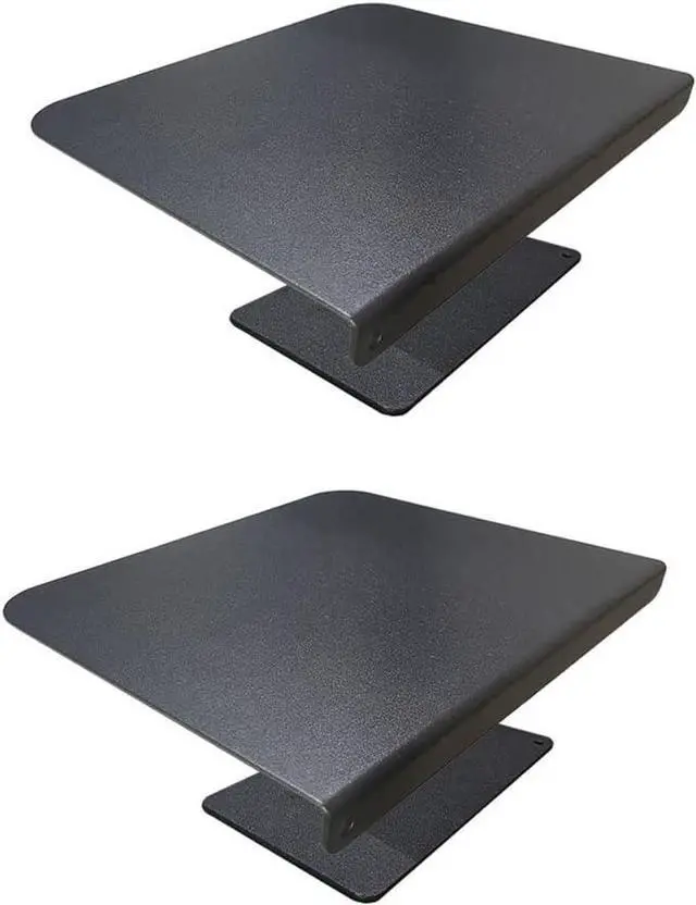 Main image of Steel Monitor Mount Reinforcement Plate Fits Most Monitor Desk Mount | For Fragile Tabletop Protection(Black, 2 pack)