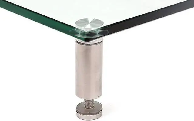 Alt view image 4 of 5 - Monoprice Multimedia Desktop Stand 22 Inch x 9.5 Inch - Stand & Riser, Laptop Stand, Desktop TV Stand w/ Height Adjustable Legs - Workstream Collection, Clear