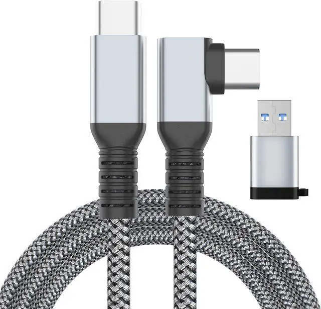 Main image of Link Cable 16FT VR Cable Compatible with Meta Oculus Quest 2/Quest 3S/Quest 3/Pro Pico, Nylon Braided Accessories and Gaming PC Steam VR, USB 3.0 Data Transfer Type C Cable, for VR Headset