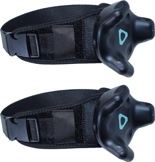 Alt view image 2 of 5 - Skywin VR Tracker Straps for HTC Vive System Tracker Puck (2 Pack) - Adjustable Straps for Leg Object and Full-Body Tracking in Virtual Reality