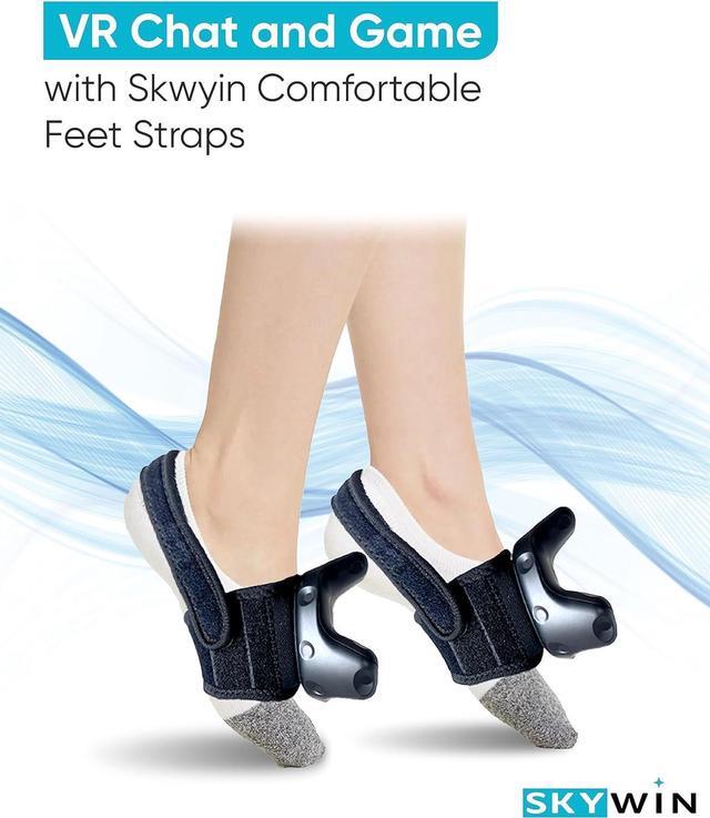 Alt view image 3 of 7 - Skywin Vive Tracker Straps for HTC Vive, 3.0, 2.0, and Ultimate Trackers, 2 Pack Feet Strap, Secure and Comfortable Full Body Tracking (Trackers Not Included)