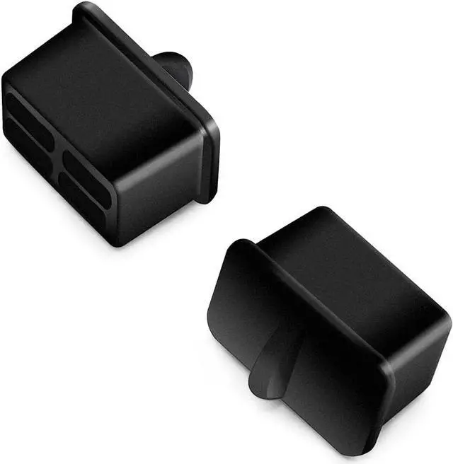 Alt view image 3 of 6 - SFP-A Dust Cover Caps Ethernet Port Plugs Protector for Network Switches Routers Hubs Slot Port, Black Silicone,15x10x17mm,20pcs