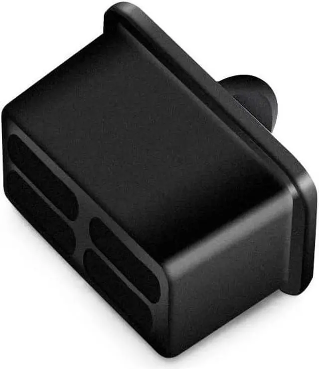 Alt view image 5 of 6 - SFP-A Dust Cover Caps Ethernet Port Plugs Protector for Network Switches Routers Hubs Slot Port, Black Silicone,15x10x17mm,20pcs
