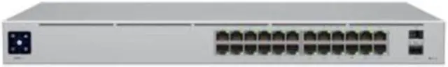 Alt view image 5 of 7 - UniFi Switch 24 US-24 Managed Gigabit Switch with SFP 2 SFP Port RJ45 26 Gbps