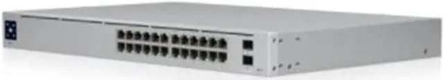 Alt view image 7 of 7 - UniFi Switch 24 US-24 Managed Gigabit Switch with SFP 2 SFP Port RJ45 26 Gbps