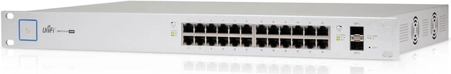 Main image of UniFi Switch 24 US-24 Managed Gigabit Switch with SFP 2 SFP Port RJ45 Non-Blocking Throughput 26 Gbps