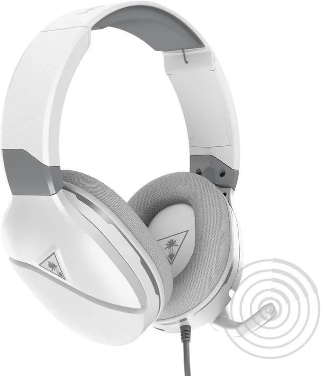 Alt view image 3 of 7 - Turtle Beach Recon 200 Gen 2 Powered Gaming Headset for Xbox Series X, Xbox Series S, & Xbox One, PlayStation 5, PS4, Nintendo Switch, Mobile, & PC with 3.5mm connection - White